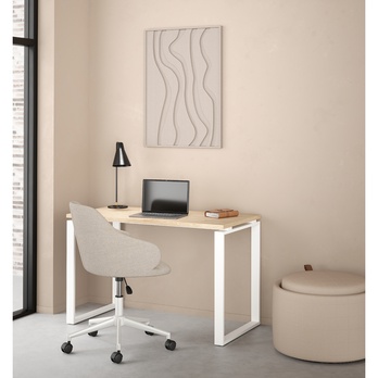 Písací stôl WALKER II dub jackson hickory/biela 1