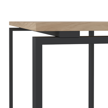 Písací stôl WALKER II dub jackson hickory/sivá 4