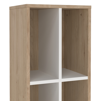 Regál WALKER III dub jackson hickory/sivá 4