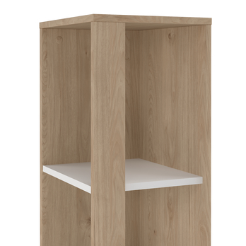 Regál WALKER IV dub jackson hickory/biela 5