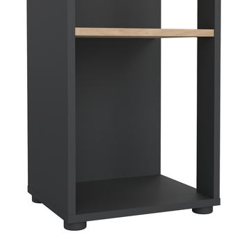 Regál WALKER IV dub jackson hickory/sivá 4