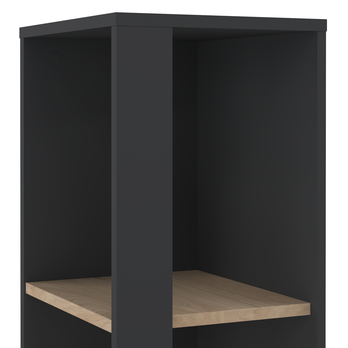 Regál WALKER IV dub jackson hickory/sivá 5