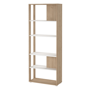 Regál WALKER V dub jackson hickory/biela 3