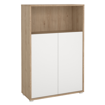 Regál WALKER VI dub jackson hickory/biela 5