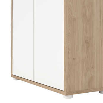 Regál WALKER VII dub jackson hickory/biela 8