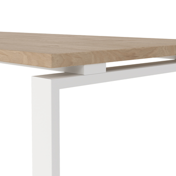 PC stôl WALKER dub jackson hickory/biela 8