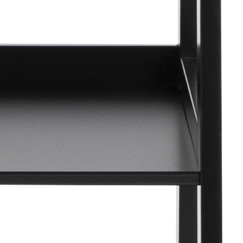 Regál/knižnica WALLY 2 čierna 5