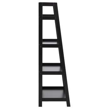 Regál/knižnica WALLY čierna 4