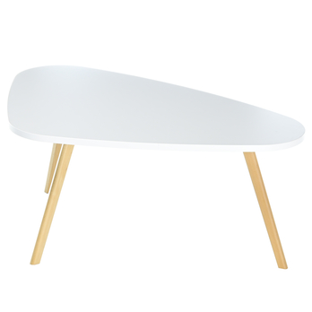 Konferenčný stolík WALT biela/prírodná 2