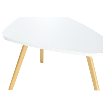 Konferenčný stolík WALT biela/prírodná 3