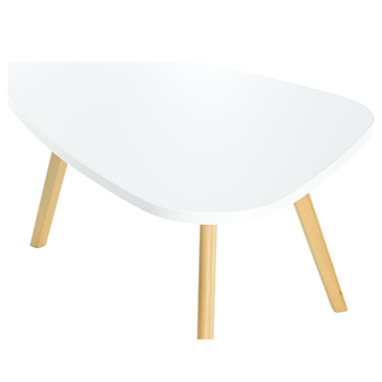 Konferenčný stolík WALT biela/prírodná 4