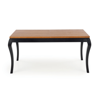 Jedálenský stôl WANDSUR dub tmavý/čierna 3