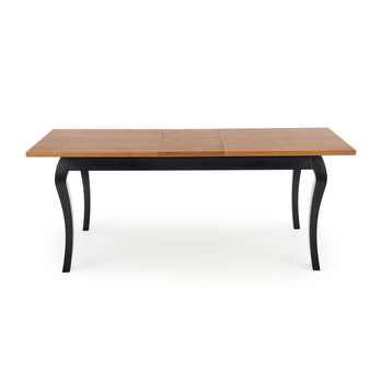 Jedálenský stôl WANDSUR dub tmavý/čierna 4