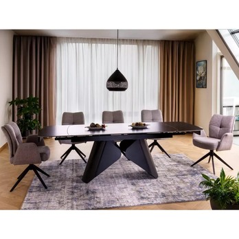 Jedálenská stolička WANG sivá 1