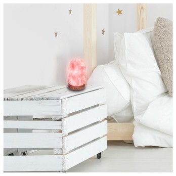 Soľná LED RGB lampa WASABI oranžová 1