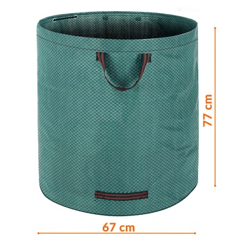 Vrecia na záhradný odpad WASTE zelená, 2 ks 1