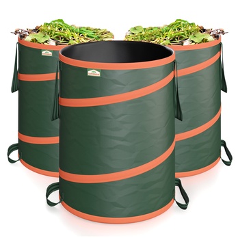 Vrecia na záhradný odpad WASTE zelená, 3 ks, priemer 47 cm 2