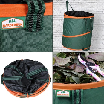 Vrecia na záhradný odpad WASTE zelená, 3 ks, priemer 47 cm 7