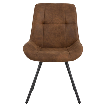 Jedálenská stolička WAYLOR hnedá/čierna 2