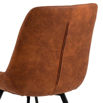 Jedálenská stolička WAYLOR hnedá/čierna 6