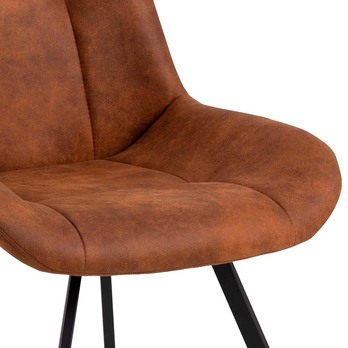 Jedálenská stolička WAYLOR hnedá/čierna 8