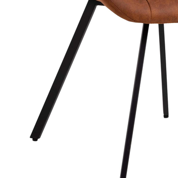 Jedálenská stolička WAYLOR hnedá/čierna 9