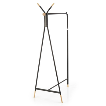 Stojan na šaty  WE32 čierna/prírodná 3