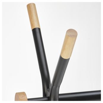 Stojan na šaty  WE32 čierna/prírodná 7