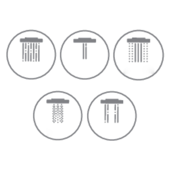 Sprchová súprava WENKO BASIC ⌀ 9,5 cm, dĺžka hadice 150 cm 5