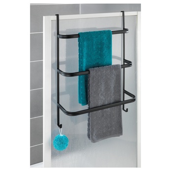 Vešiak na uteráky WENKO IRPINIA čierna 3