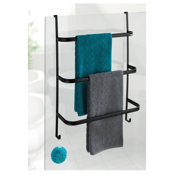Vešiak na uteráky WENKO IRPINIA čierna 4