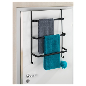 Vešiak na uteráky WENKO IRPINIA čierna 1