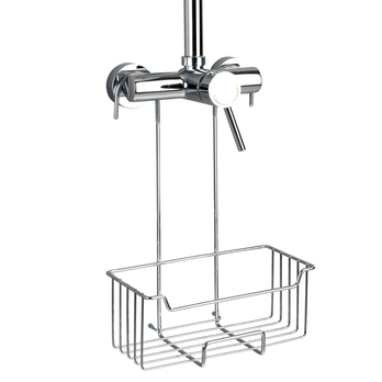 Závesná polica WENKO MILO strieborná 2