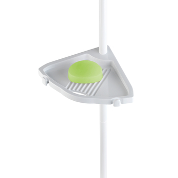 Teleskopická rohová kúpeľňová polica WENKO PENNY biela 6