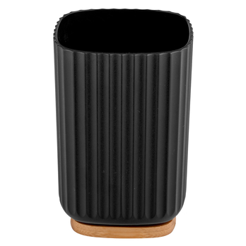 Pohár na kefky WENKO ROTELLO čierna/prírodná 2
