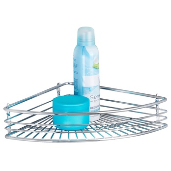 Kúpeľňová polica WENKO TURBO-LOC 3 chróm 3