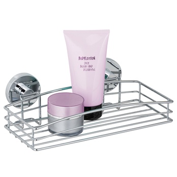 Kúpeľňová polica WENKO VACUUM-LOC 6 chróm 3