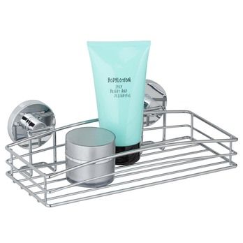 Kúpeľňová polica WENKO VACUUM-LOC 6 chróm 4