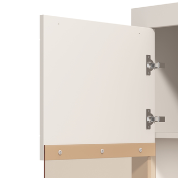 Vitrína WENRICK kašmírová, výška 194 cm 3