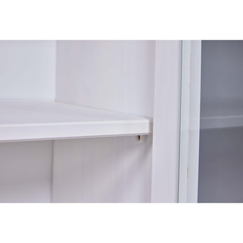 Vitrína WESLEY borovica biela/hnedá 11