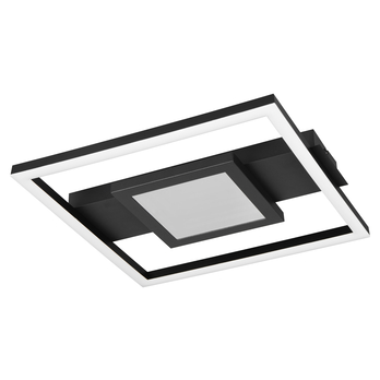 Stropné LED svietidlo WHEELER čierna/biela 2