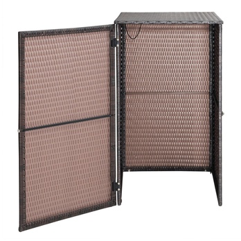 Obal na smetník WHEELIE hnedá 3