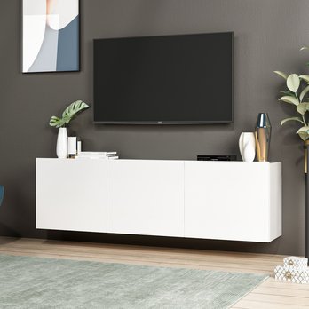 TV komoda WHITE biela 1