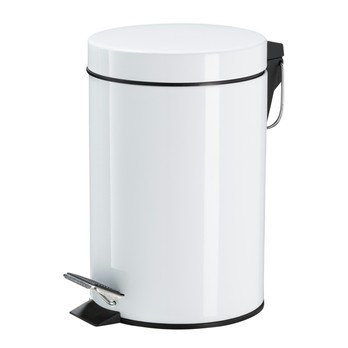 Odpadkový kôš WHITE hliník/plast, 3 l 1