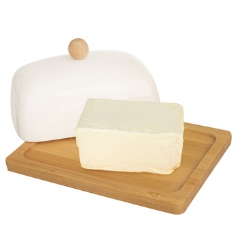 Maselnička WHITELINE bambus/biela 1