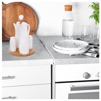 Dochucovacia súprava WHITELINE bambus/biela 1