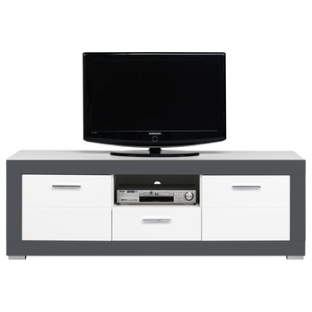 TV stolík WHITNEY GREY GR1 biela/sivá 3