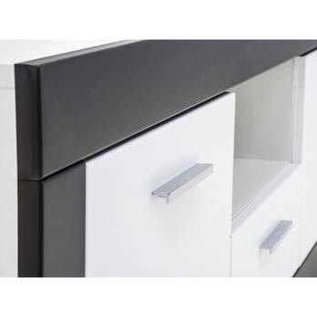 TV stolík WHITNEY GREY GR1 biela/sivá 4