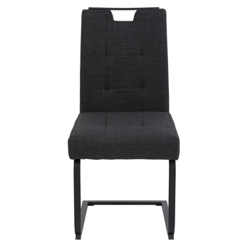 Jedálenská stolička WIEN S antracitová, sada 2 ks 2