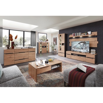 Nástenný panel WIGA grafitová/dub artisan 1